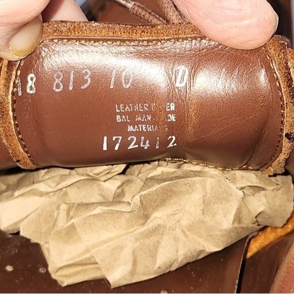 Neil M. 172412 Brown Leather Oxfords Men's Size 10 D - Picture 8 of 9